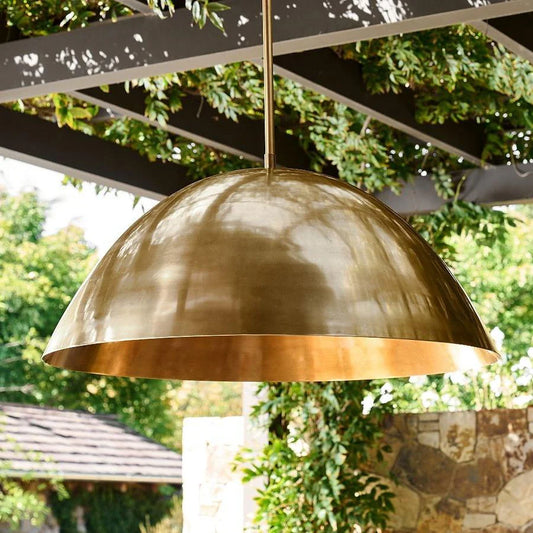 Ewan Industrial Metal Dome Pendant Light