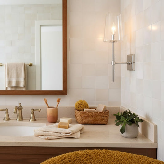 Farmhouse Clear Glass Vanity Wall Sconce