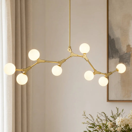 Faye Contemporary Branching Globe Chandelier