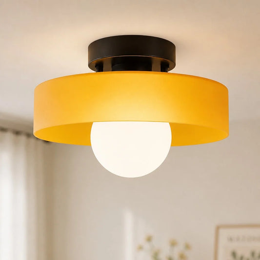 Florence Retro Colorful Glass Ceiling Light