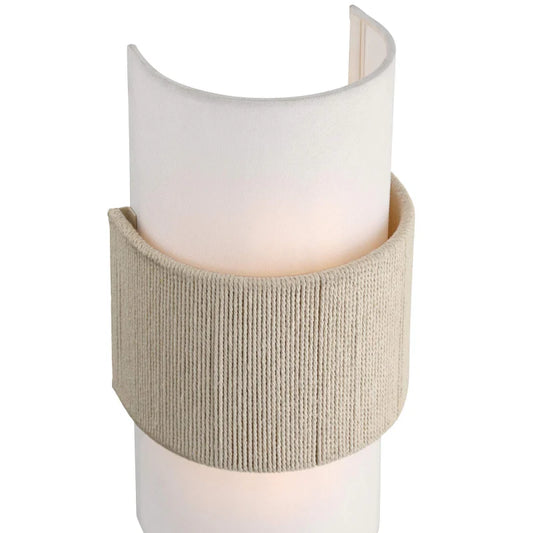 Freya Nordic Minimalist Linen Cylindrical Wall Light