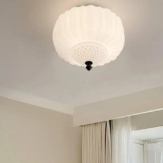 Giada Modern Glass Flush Mount Ceiling Light