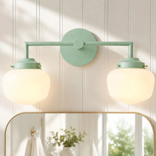 Hayden Modern Colorful Opal White Glass Wall Lamp