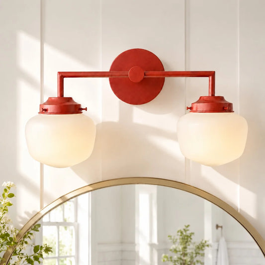 Hayden Modern Colorful Opal White Glass Wall Lamp