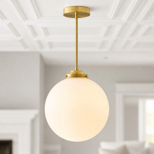 Imogen Art Deco Global Glass Pendant Light