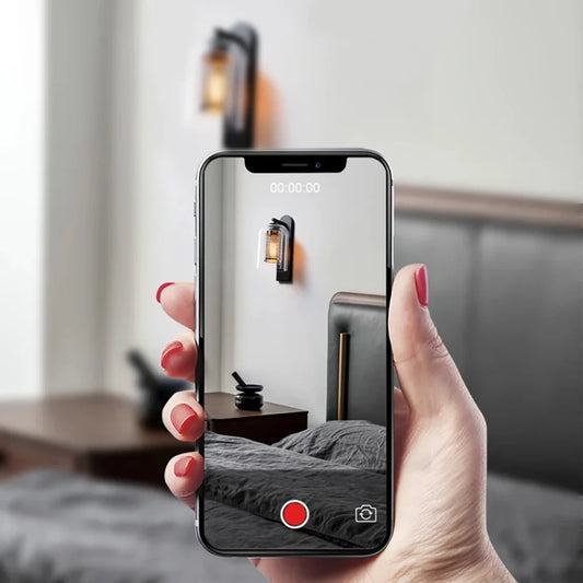 Kaelin Modern Industrial Clear Glass Wall Lamp