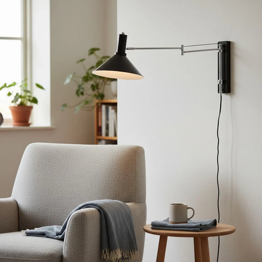 Kaisa Bauhaus Colored Swing Arm Wall Light