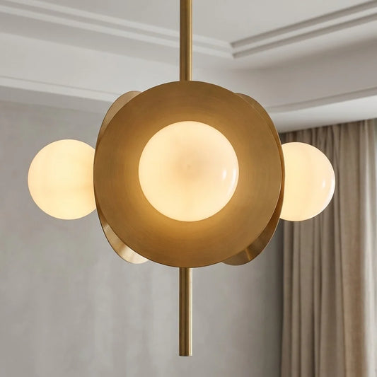 Klaus Modern LED Metal Round Globe Chandelier
