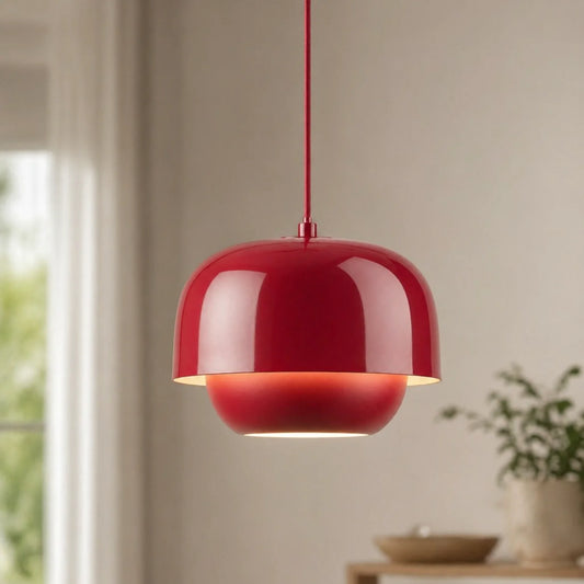 Laurel Modern Dome Colorful Metal Pendant Light