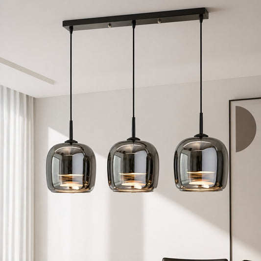 Laurel Modern Minimalist Glass LED Pendant Light