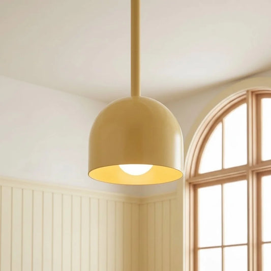 Leith Nordic Single Light Metal Bell Pendant Light