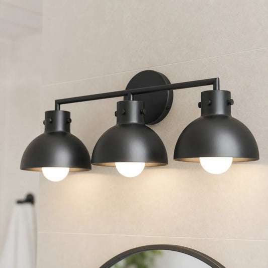 Lennox Industrial Glass Metal Ball Wall Light