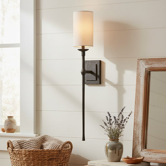 Capponi Industrial Metal Rod Wall Sconce