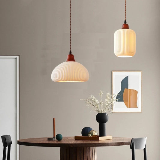 Lumina Nordic Ceramic Lantern Pendant Light