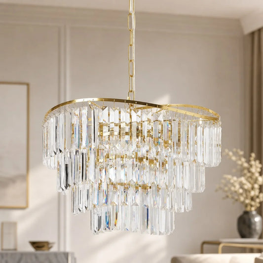 Margot Modern Luxury Glass Crystal Chandelier