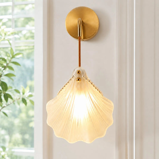 Marrick Modern Pearl Shell Wall Light