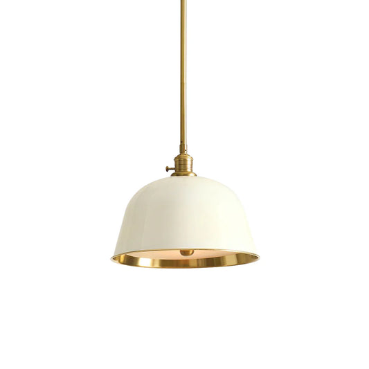 Modern Metal Color Diffuser Bell Pole Pendant Light