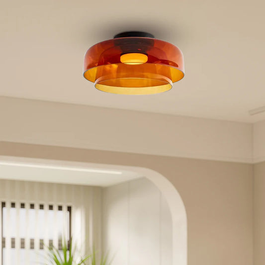 Modern Creative Multi-Layer Glass Ceiling Light