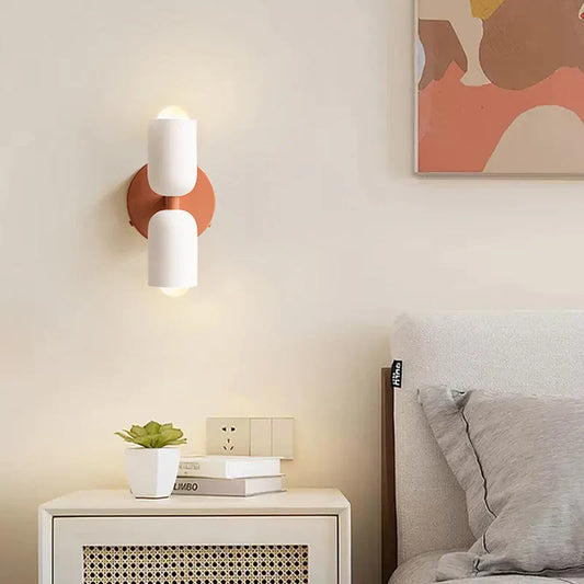 Nico Modern Up-Down Glass Wall Sconce