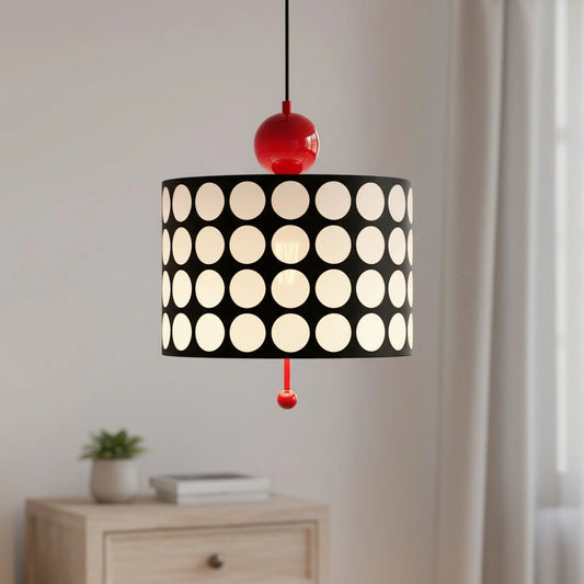 Nora Modern Lattice Acrylic LED Round Pendant Light