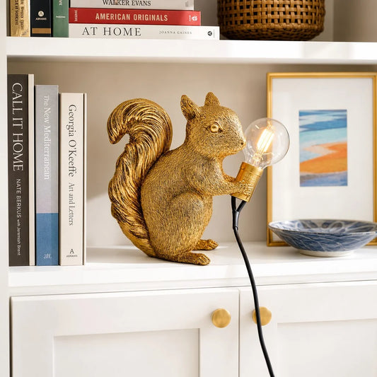 Nordic Designer Cute Squirrel Table Lamp