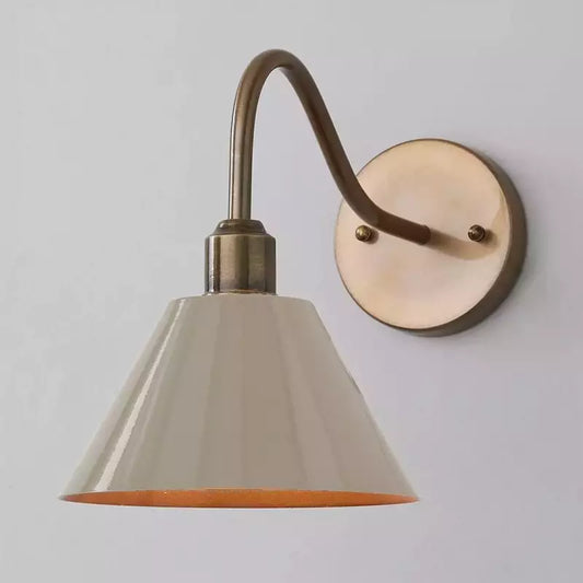 Penia Modern Classic Industrial Tapered Sconce