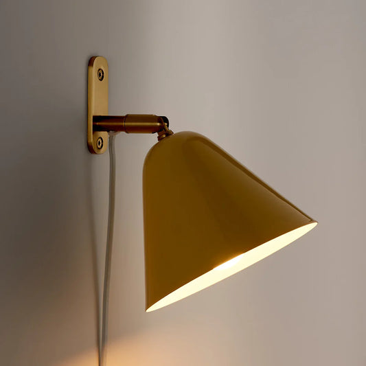 Phrike Modern Minimalist Tapered Metal Wall Sconce