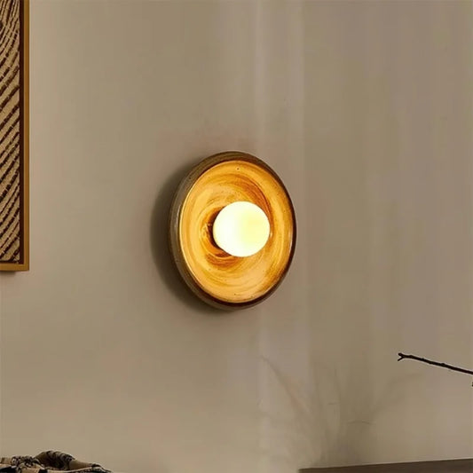 Priya Nordic Ceramic Track Wall Light
