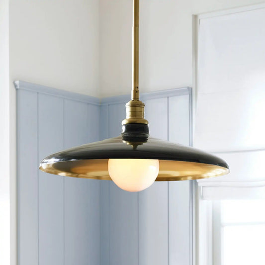 Ryan Farmhouse Metal Pole Pendant Light
