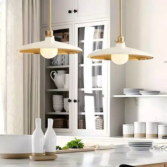 Pyrae Farmhouse Metal Pole Pendant Light