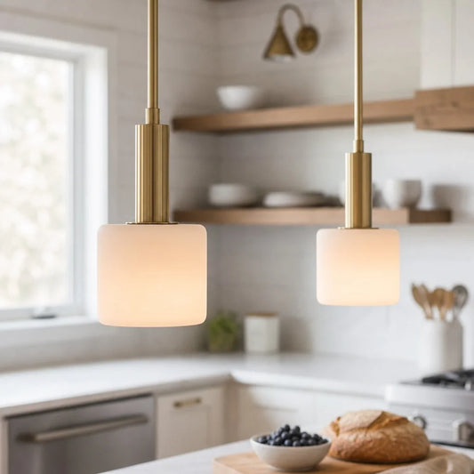 Rainer Modern White Porcelain Pendant Light