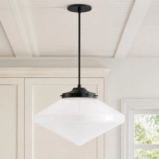 Rooklyn Modern Glass Shade Pendant Light
