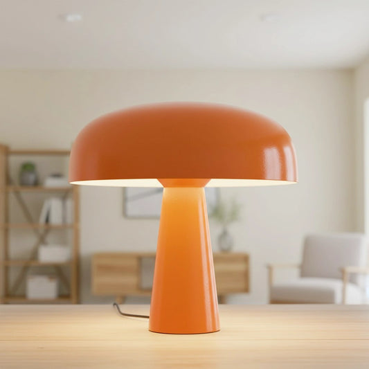 Sofia Minimalist Metal Mushroom Table Lamp