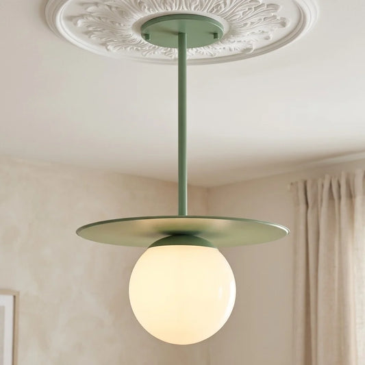 Thaw Nordic Simple Metal Round Disc Pendant Light