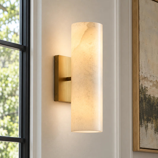 Trevor Modern Sculptural Tube Wall Sconce