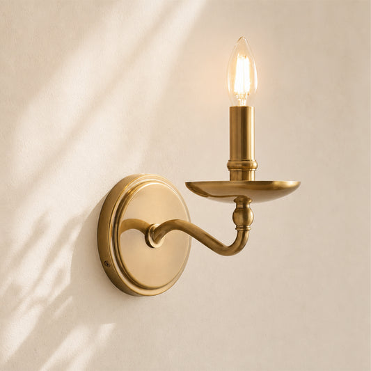Xenia Vintage Metal Frame Wall Sconce