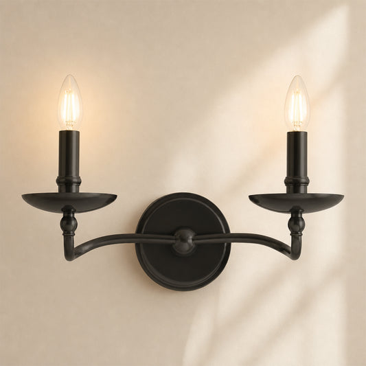 Xenia Vintage Metal Frame Wall Sconce