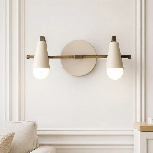 Yorick Modern Conical Shade Metal Wall Sconce