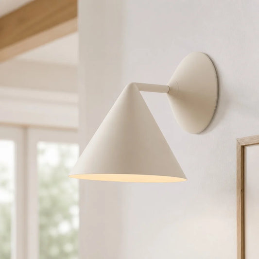 Zara Modern Elegant Cone Shade Wall Sconce