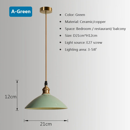 Brass Chandelier Light | Nordic Retro Luxury Restaurant Bar Entryway Pendant Lamp
