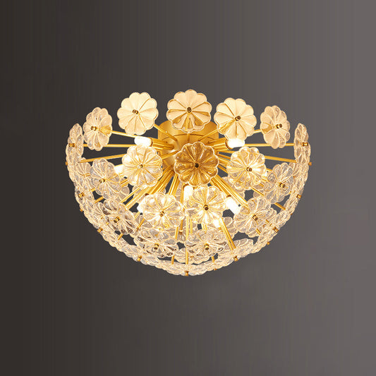 Lamina Crystal Ceiling Light