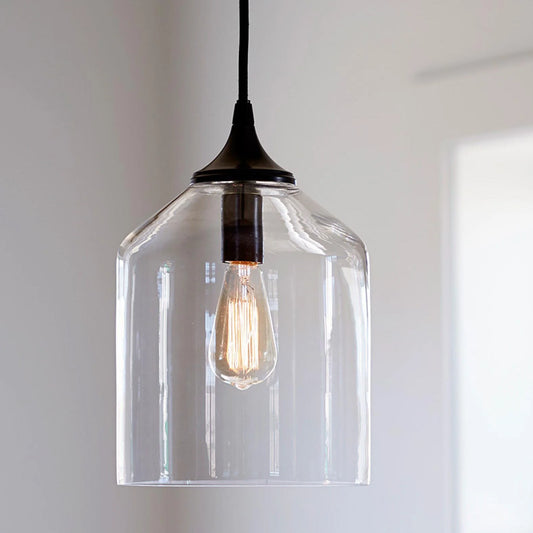 Bex Clear Glass Pendant Light
