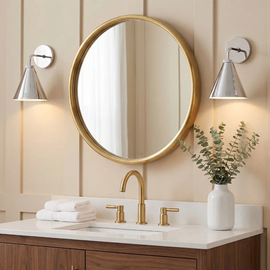 Zorya Industrial Metal Tapered Sconce