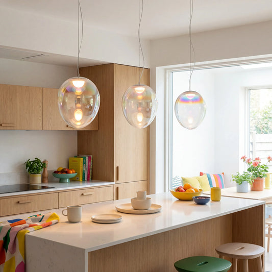 Modern Artistic Bubble Ball Glass Pendant Light