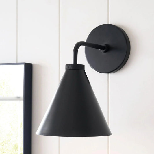 Beck Industrial Metal Tapered Sconce