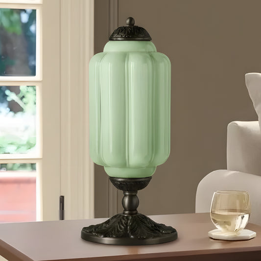 French Retro Glass Textured Eloise Table Lamp