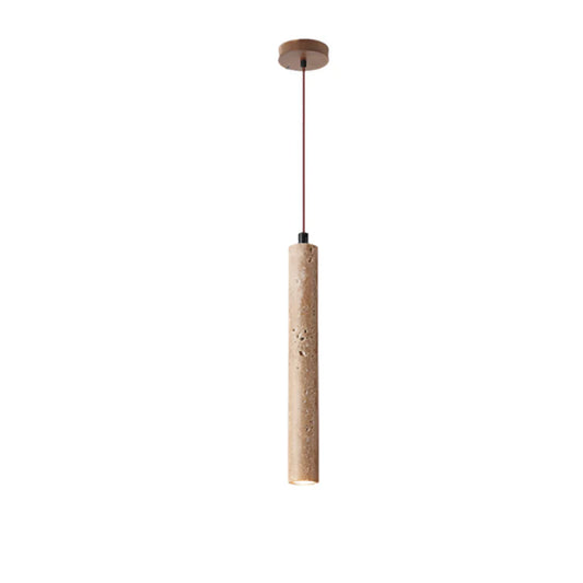 Kairi Wabi Sabi Natural Travertine Pendant Light