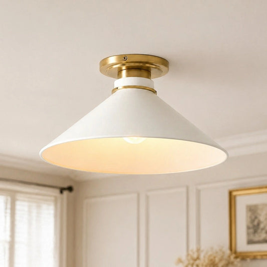 Jolene Modern Cone Flush Mount Ceiling Light