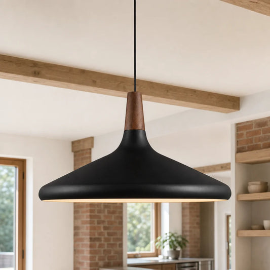 Clara Modern Cone Metal Shade Pendant Light