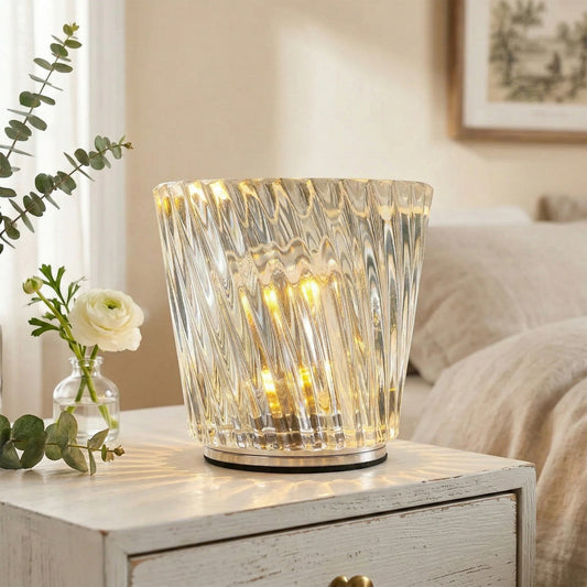 Kical Modern Crystal Glass Wireless Rechargeable Table Lamp